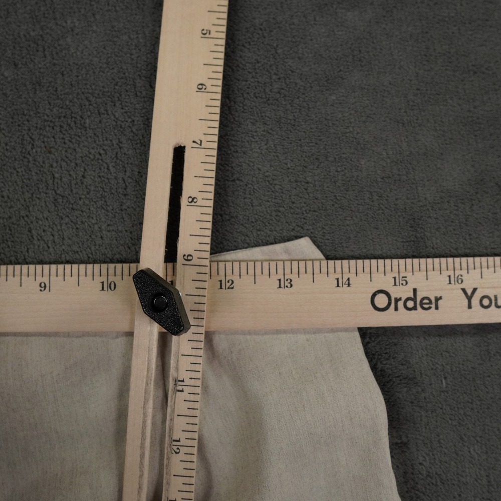 Theory Simonne Crunch Wide Leg Pants Size 00 Oatmeal Linen Blend Wide Leg Pants - Picture 6 of 10